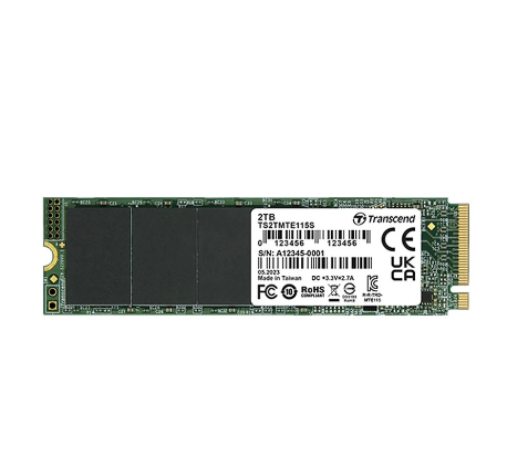 2TB Transcend 115S M.2 Gen3 Nvme SSD